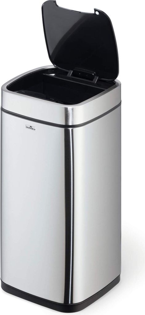 DURABLE Sensor Abfalleimer NO TOUCH 21l metallic silber