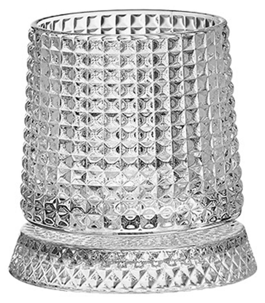 360 Grad drehbares Weinglas, 280 ml, drehbares Whiskyglas mit Fuß, bleifreier Tumbler zur Stressbewältigung und Aromaentfaltung, einzigartiges Ge...