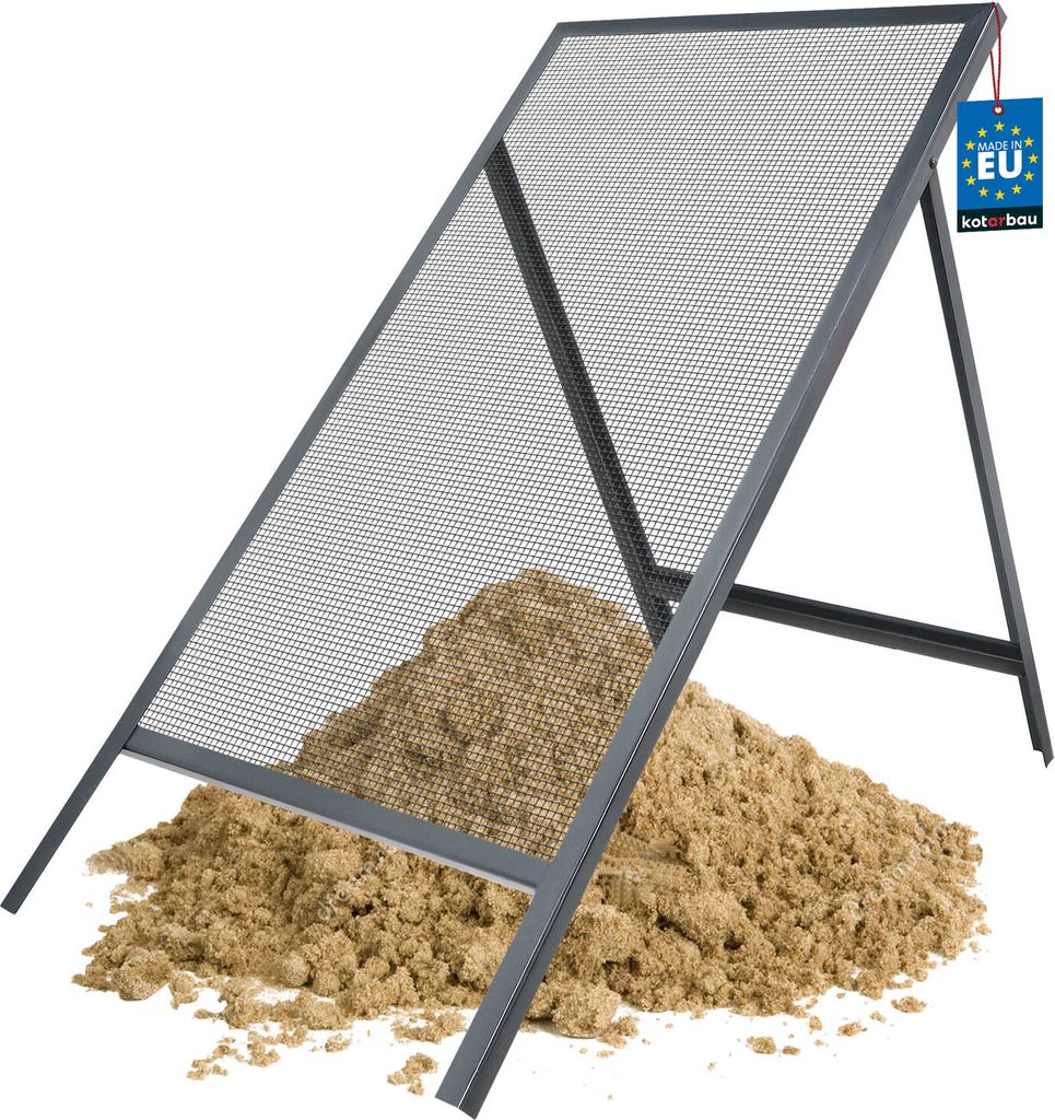 KOTARBAU® Durchwurfsieb 6x6mm Gartensieb 60x120cm Sieb für Produktbild 