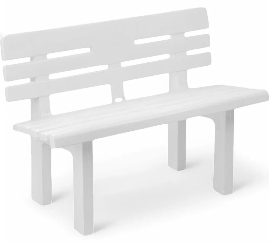 Banc pour balcon et jardin Genziana 110 cm assise confortable 2 pers