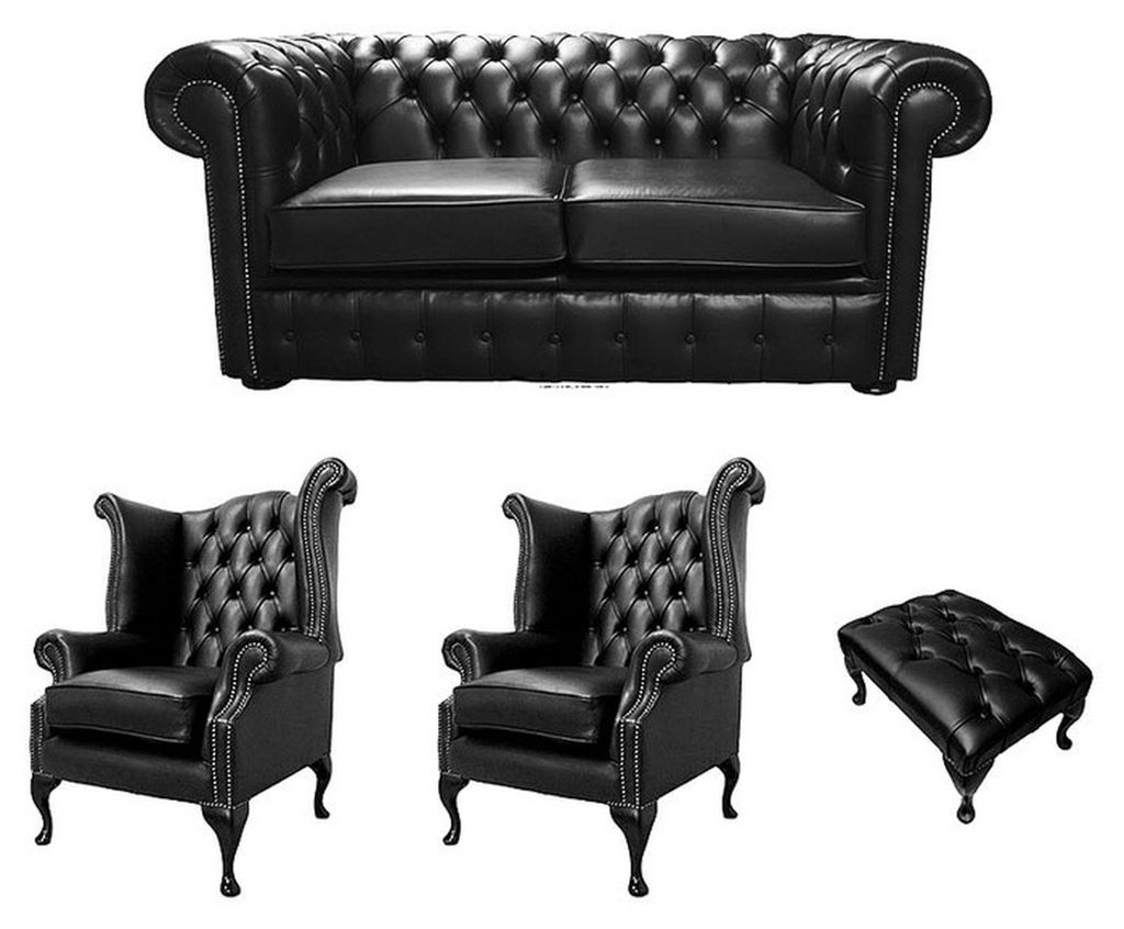 Klassiche Sofa Set Garnitur Couch Ohrensessel Sofas Polster Sitz Garnituren Neu