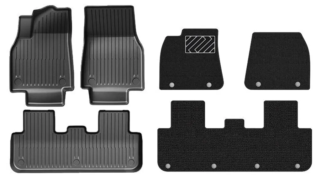 Tapis de sol automobile antidérapants et étanches série FM Noirs