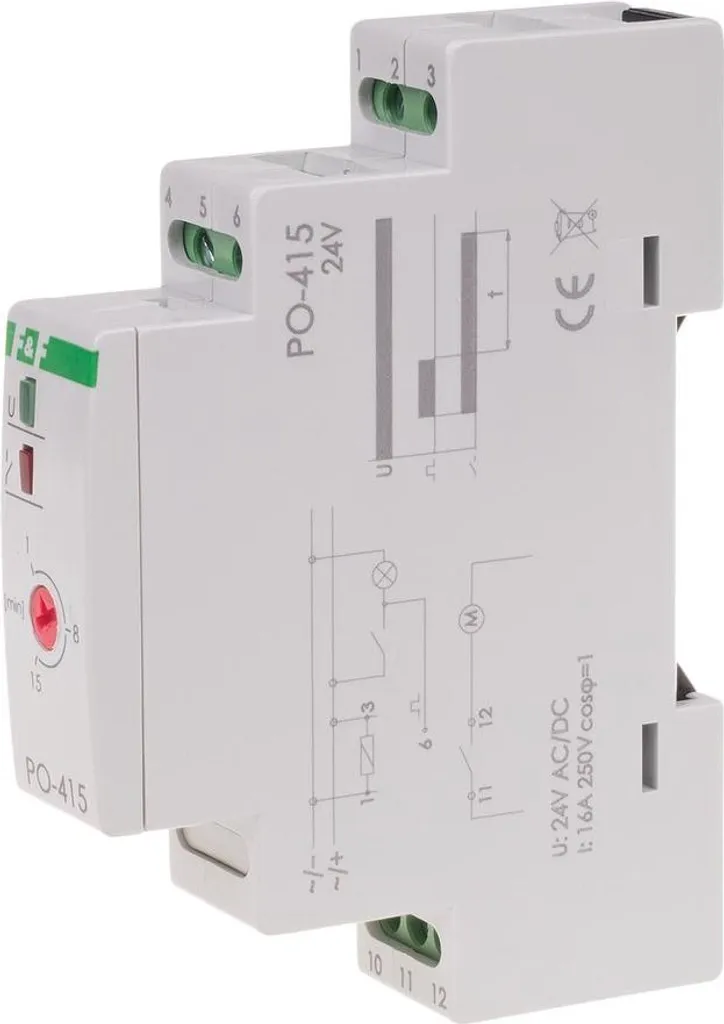 Minuterie électronique PO-415 réglable 1-60 secondes tension 230V secteur