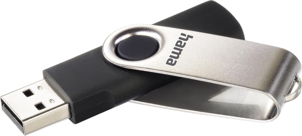 Hama 8GB Rotate, 8 GB, USB Typ-A, 2.0, 6 MB/s, Drehring, Produktbild 