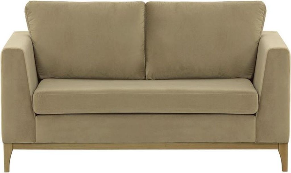 Zweisitzer-Sofa Gosena Wood-Velluto 3-wax black