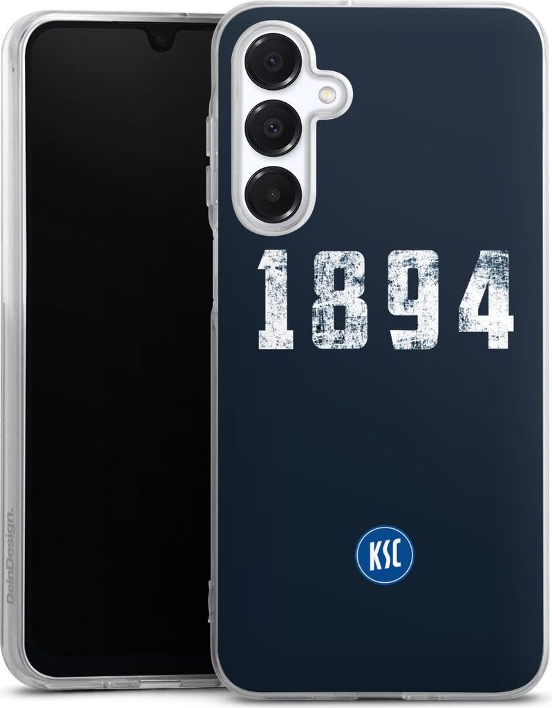DeinDesign Handyhülle für Samsung Galaxy A16 5G Silikon Hülle Case Smartphone Schutzhülle Bundesliga KSC Karlsruher SC