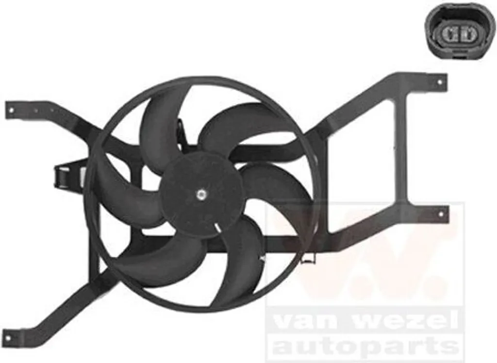 Ventilateur de refroidissement moteur 12V robuste pour DACIA SANDERO