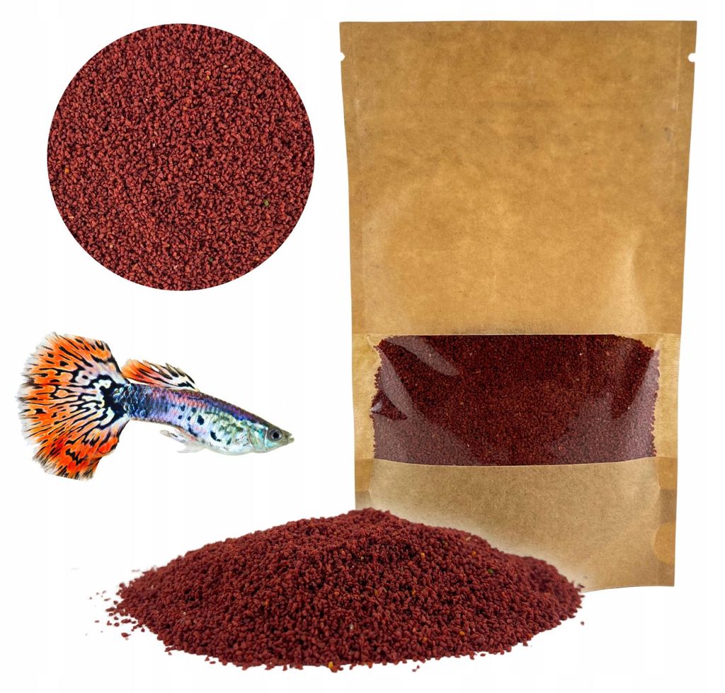Fischfutter Astaxantin Farbintensivierend Proteinreich Granulat 0,2-0,5mm 50g
