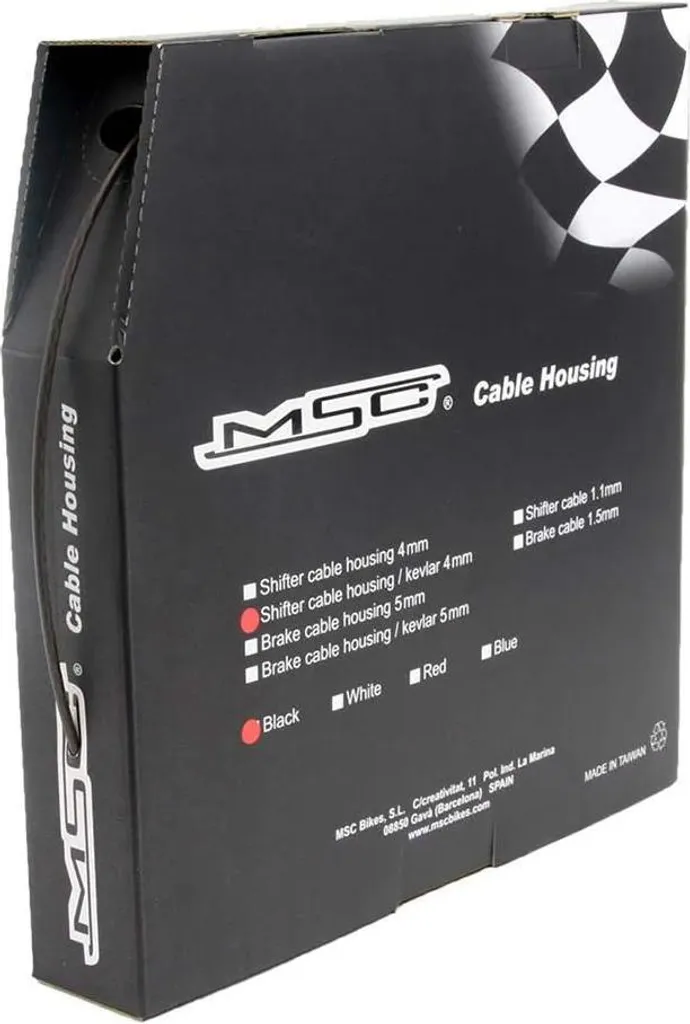 Gaine de frein MSC Aramidic 5mm 30M contre la perte de puissance
