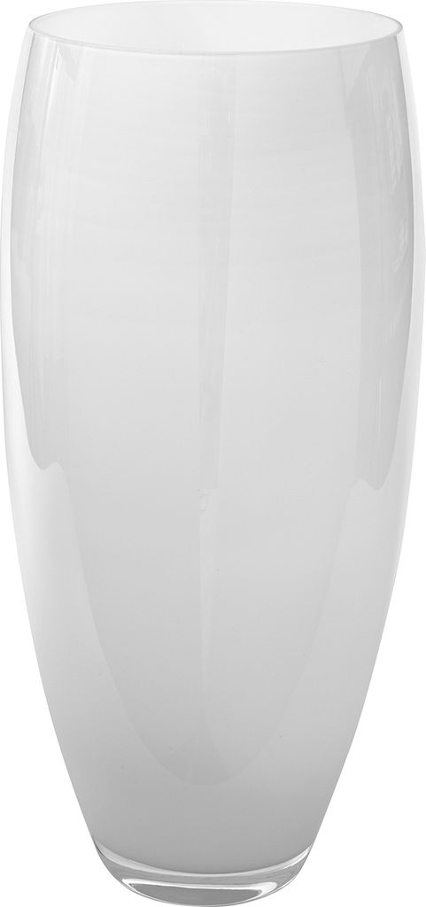 AFRICA Vasen - H.40cm x D.21cm - Opalglas - weiß - Wohnaccessoire