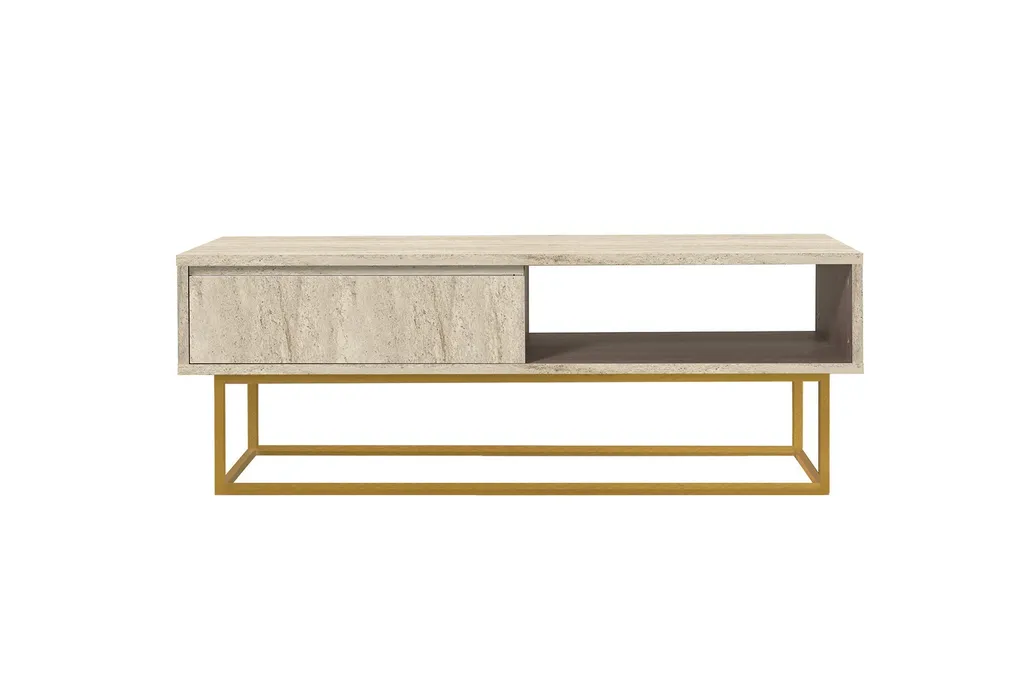 Skye Decor Laxus Dale - Table basse en travertin chic 120x43x60 cm - 3