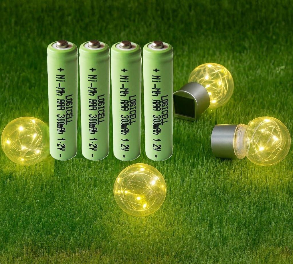 4 stück LogiCell NI-MH Akku Micro LR03 AAA 300mAh, 1,2V für Produktbild 