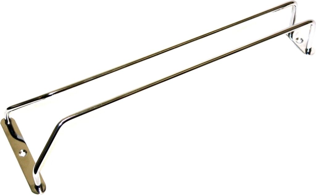 Gläserschiene 34 cm verchromt