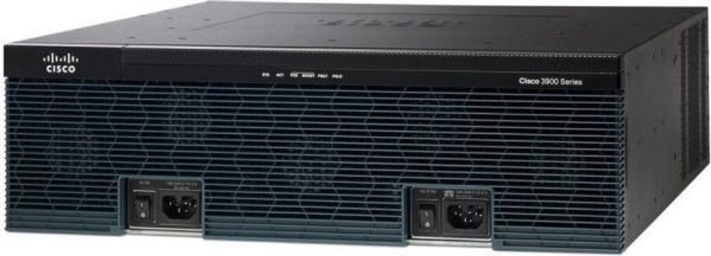 Cisco 3925, Ethernet-WAN, Gigabit Ethernet, Schwarz, Grau