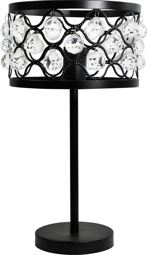Lampe design VEJLE en métal noir 45cm IP20 Polux culot E27 20W max