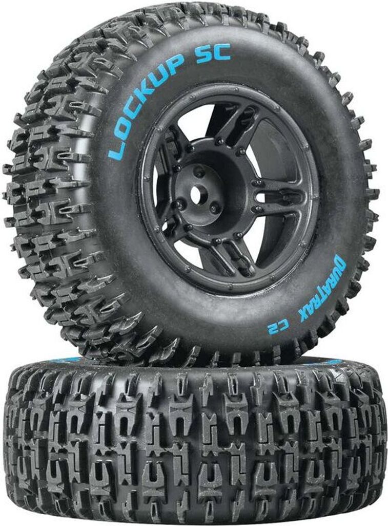 Duratrax Rad Lockup SC C2 vorne schwarz Slash (2)