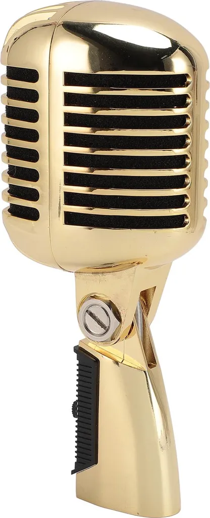 Microphone pour Spectacle en Direct et Studio Enregistrement Style Rétro