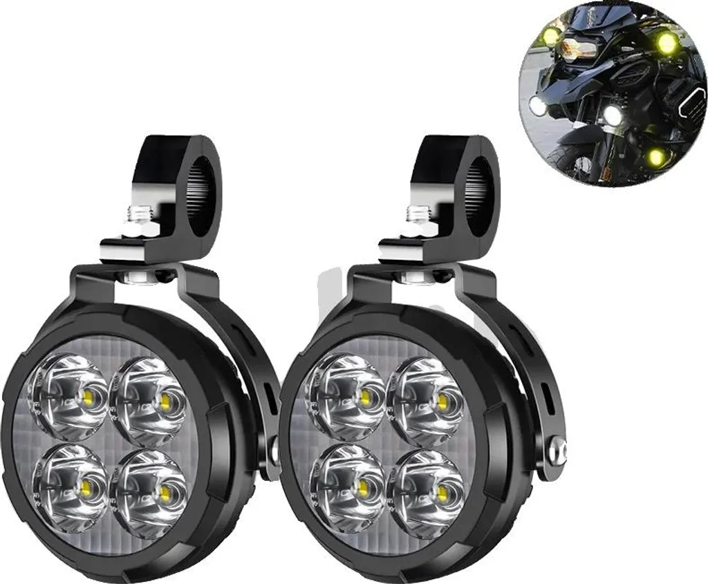 Faro LED Marino IP68 D035: Luce da Ponte Impermeabile con Staffe