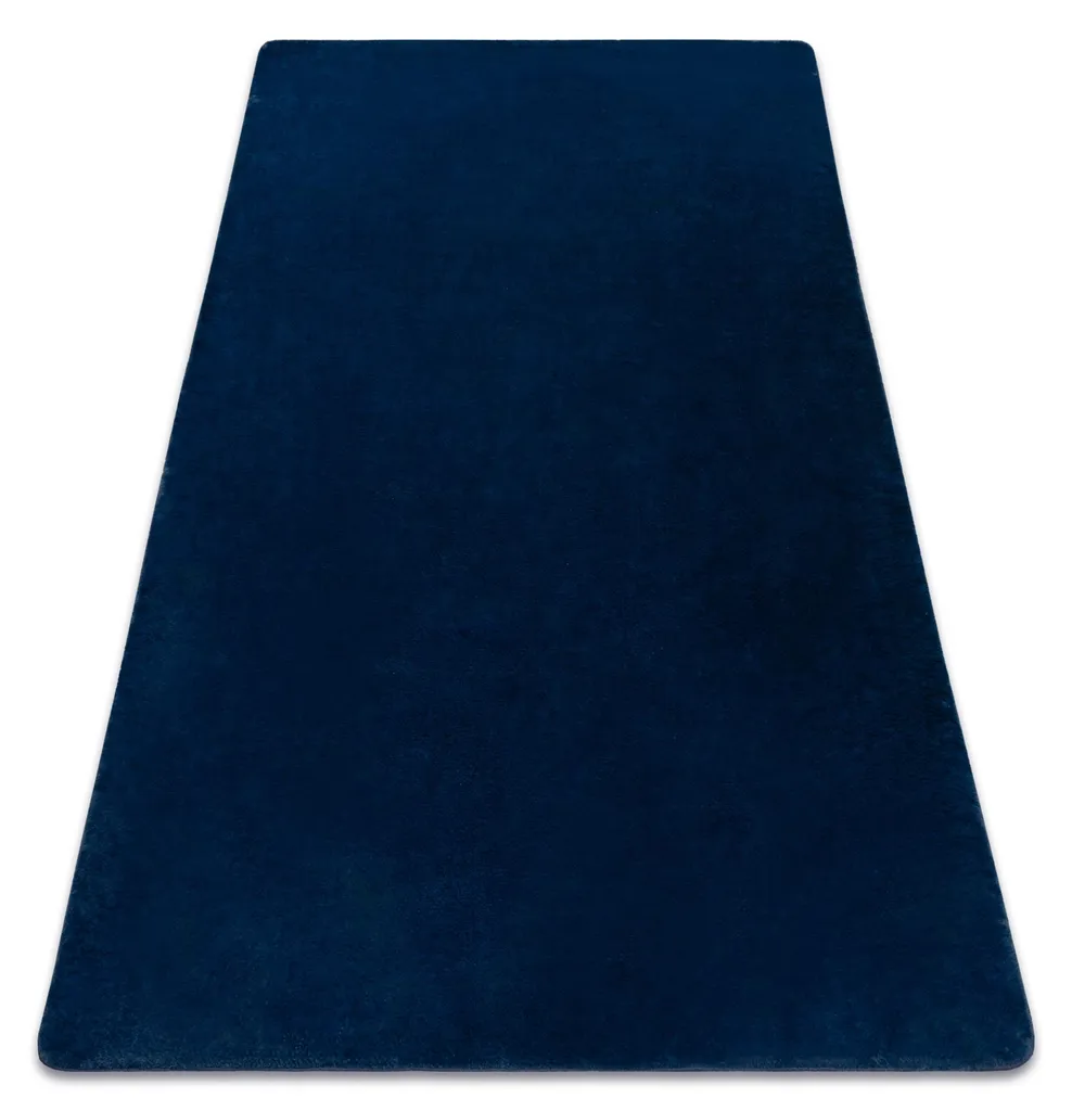 Grand Tapis de Chambre Doux Bleu 120x160 cm Lavable pour Enfant POSH