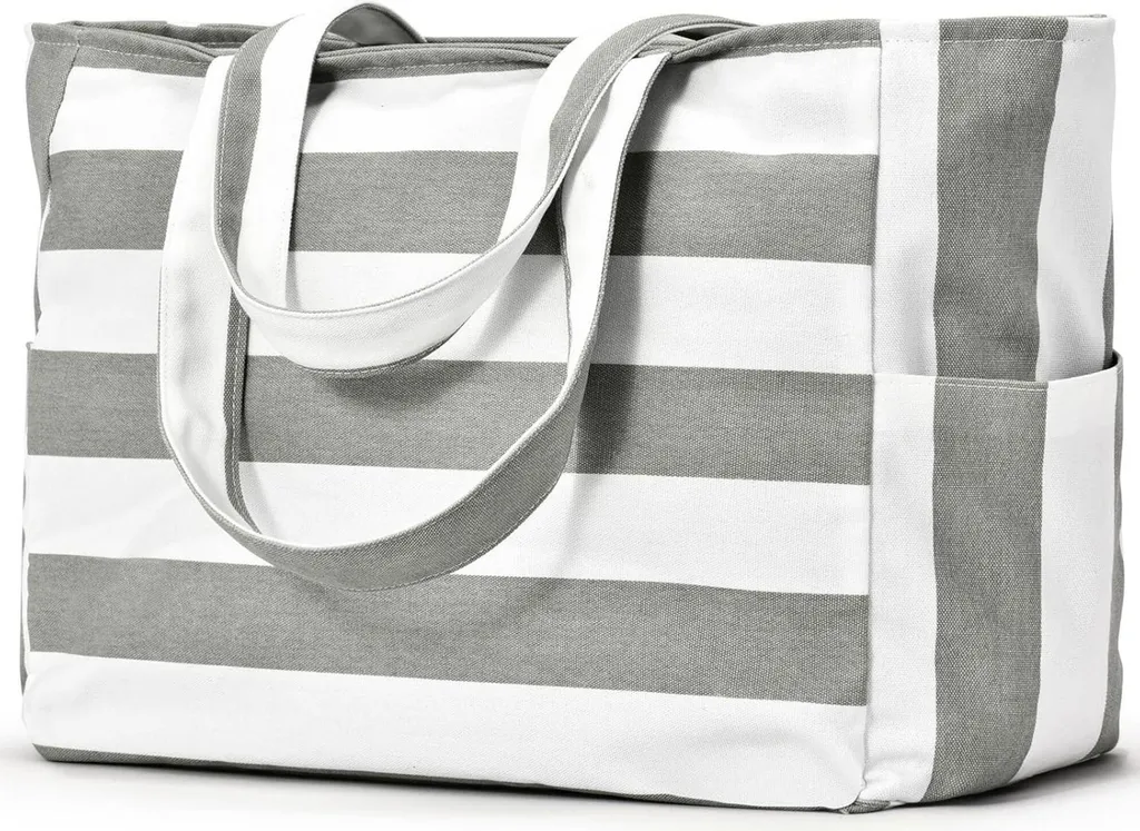 Borsa Spiaggia XXL Impermeabile 40L | Grande Tote Bag Tela Resistente