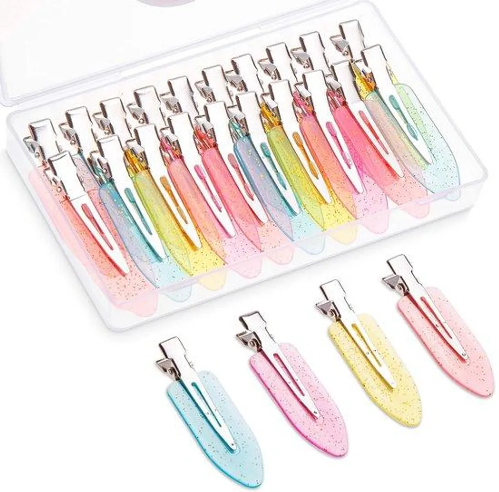 Pince crabe cheveux longs en lot de 4 coloris basiques assortis
