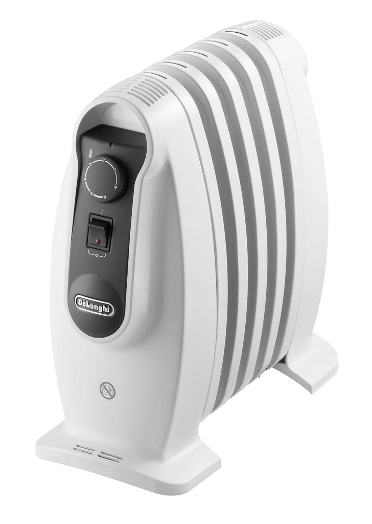 DeLonghi TRNS 0505M Innenraum Weiß 500W Öl elektrische Produktbild