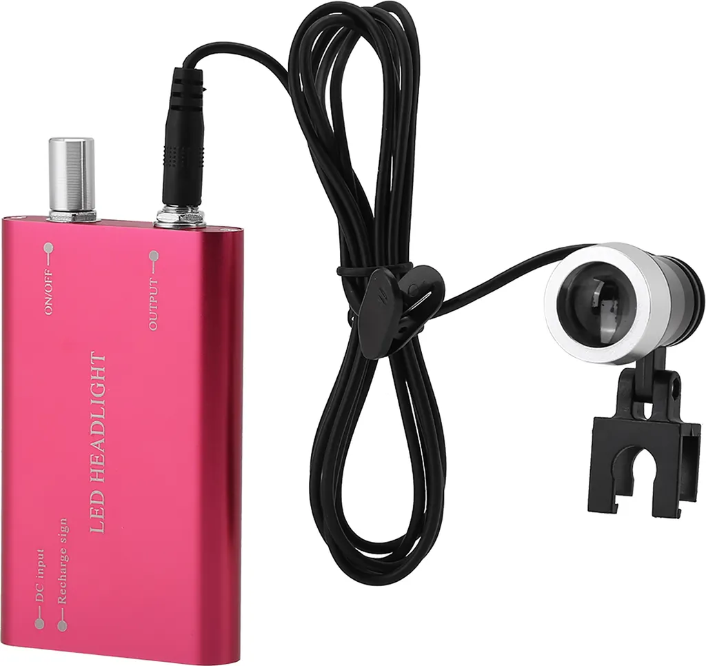 Lampe frontale LED pour loupe dentaire : éclairage portable de précision - 2