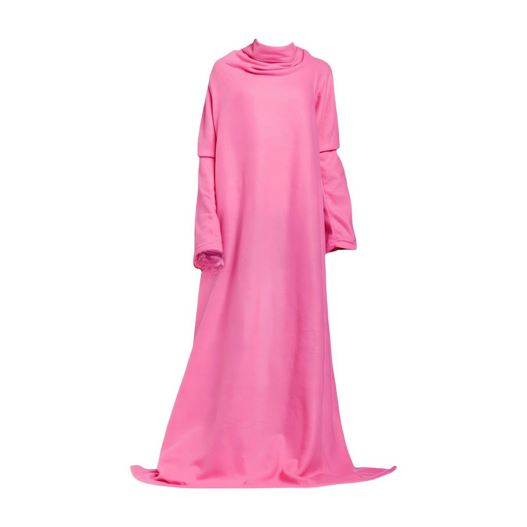 Verk Fleece TV-Decke mit Ärmeln Snuggie 180 x 140 cm rosa