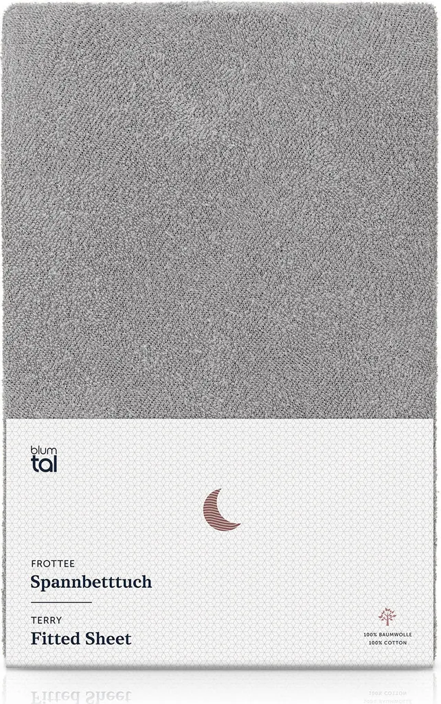 Drap Housse Éponge 140x200 Gris : Linge de Lit Chaud et Moelleux