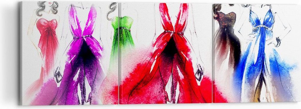 Bild auf Leinwand - Leinwandbild - Fotomodell Frau - 120x40cm - Wand Bild - Wanddeko - Wandbilder - Leinwanddruck - Bilder - Kunstdruck - Wanddekor...