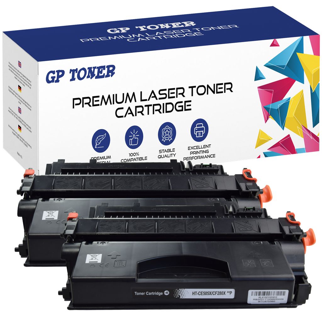 2x Toner do HP P2055 P2055d P2055dn P2055x CE505X/CF280X Zdjęcie produktu 