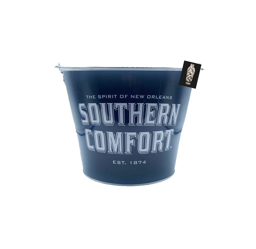 Southern Comfort Kühler Flaschenkühler Eiskühler Eimer Getränkekühler Bar Farbe: Schwarz ca. 25cm Durchmesser