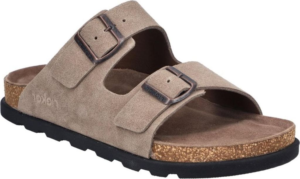 Rieker Herren Echtleder Pantolette braun, Herren:43 EU Produktbild 
