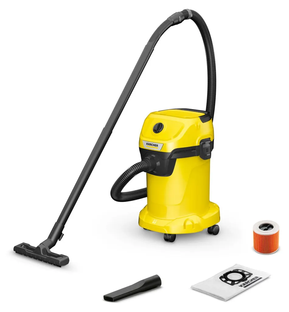 Dites adieu à la poussière difficile avec le Karcher WD 3 V-19/4/20 1000W
