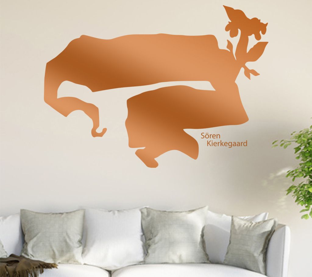 Verstehen kann man das Leben ... Wandtattoo in 6 Größen - Wandaufkleber Wall Sticker - Dekoration, Küche, Wohnzimmer, Schlafzimmer, Badezimmer