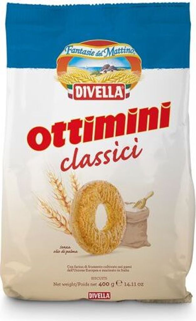 Ciastka Ottimini Classici 400g - Divella Zdjęcie produktu 