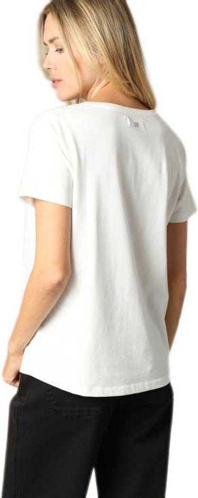 Deeluxe Sellah Kurzarm-t-shirt Mit V-ausschnitt Weiß M Damen Weiß M