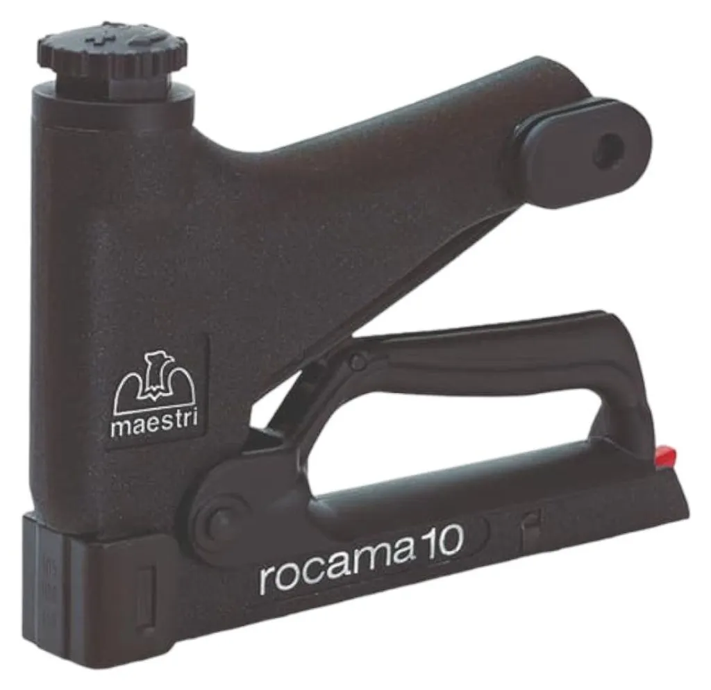 Agrafeuse de tapissier ROCAMA MAESTRI pour pose de tissus et de cadres
