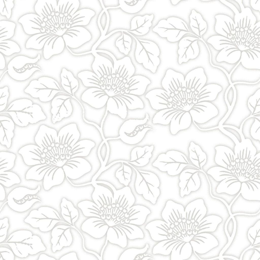 Airlaid Serviette Hedda in Grau, 40 x 40 cm, 50 Stück - Mank - Floral