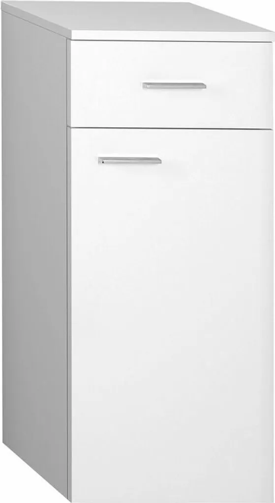 Aqualine Zoja 51250 Bianco - Mobiletto Salvaspazio Bagno 35cm