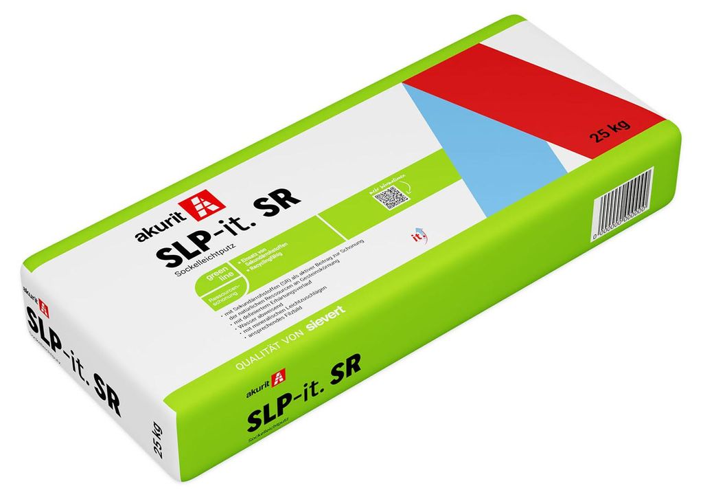 AKURIT Sockelleichtputz SLP-it. 25kg - rissarm, langlebig Produktbild 