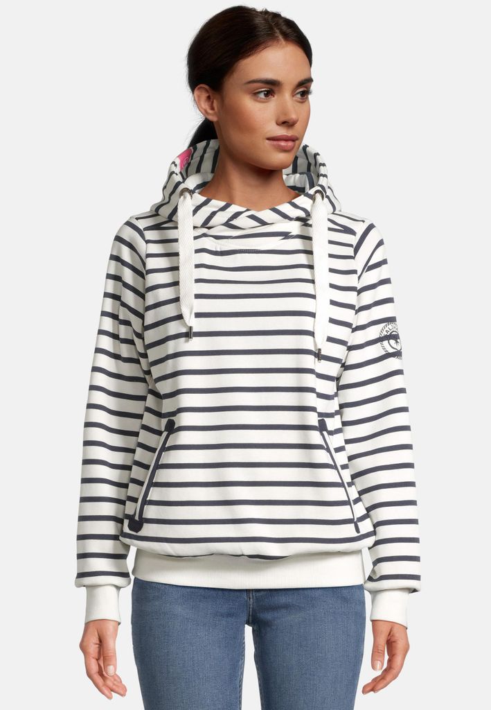 salzhaut Damen Hoodie SÜNN - RINGEL XXL