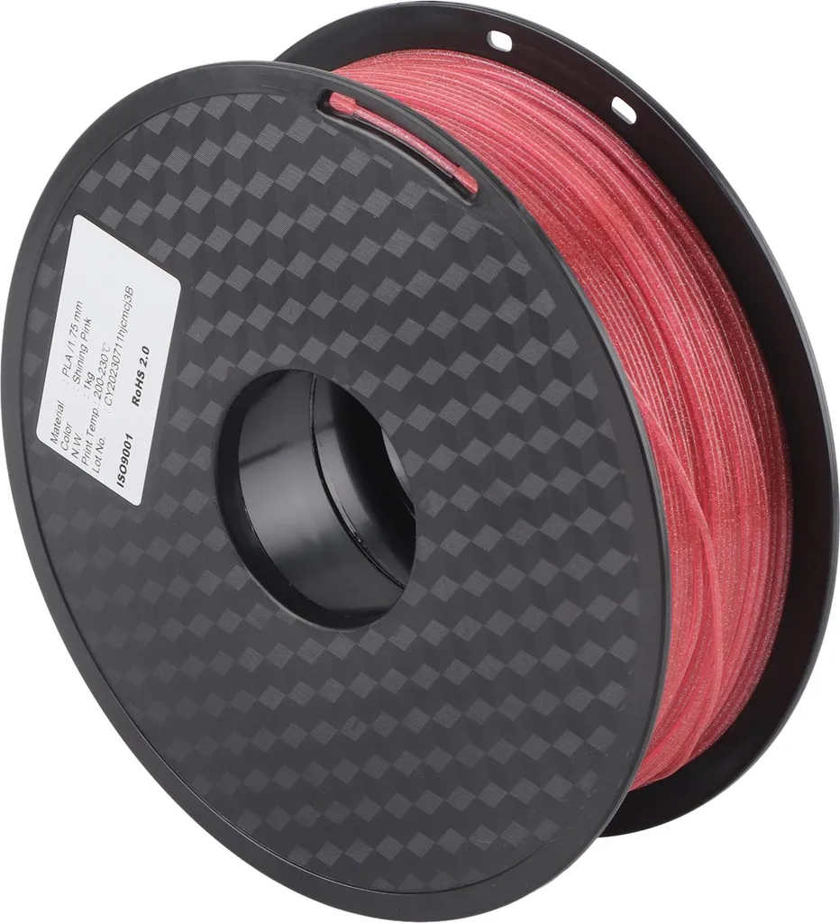 Consommable Impression 3D Filament PLA Rose Pailleté Haute Qualité - 5