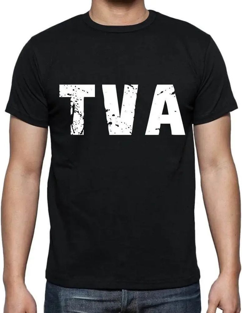 Herren Grafik T-Shirt Tva Öko-Verantwortlich Vintage Jahrgang Kurzarm Lustige Druck Geburtstag Geschenk Mann