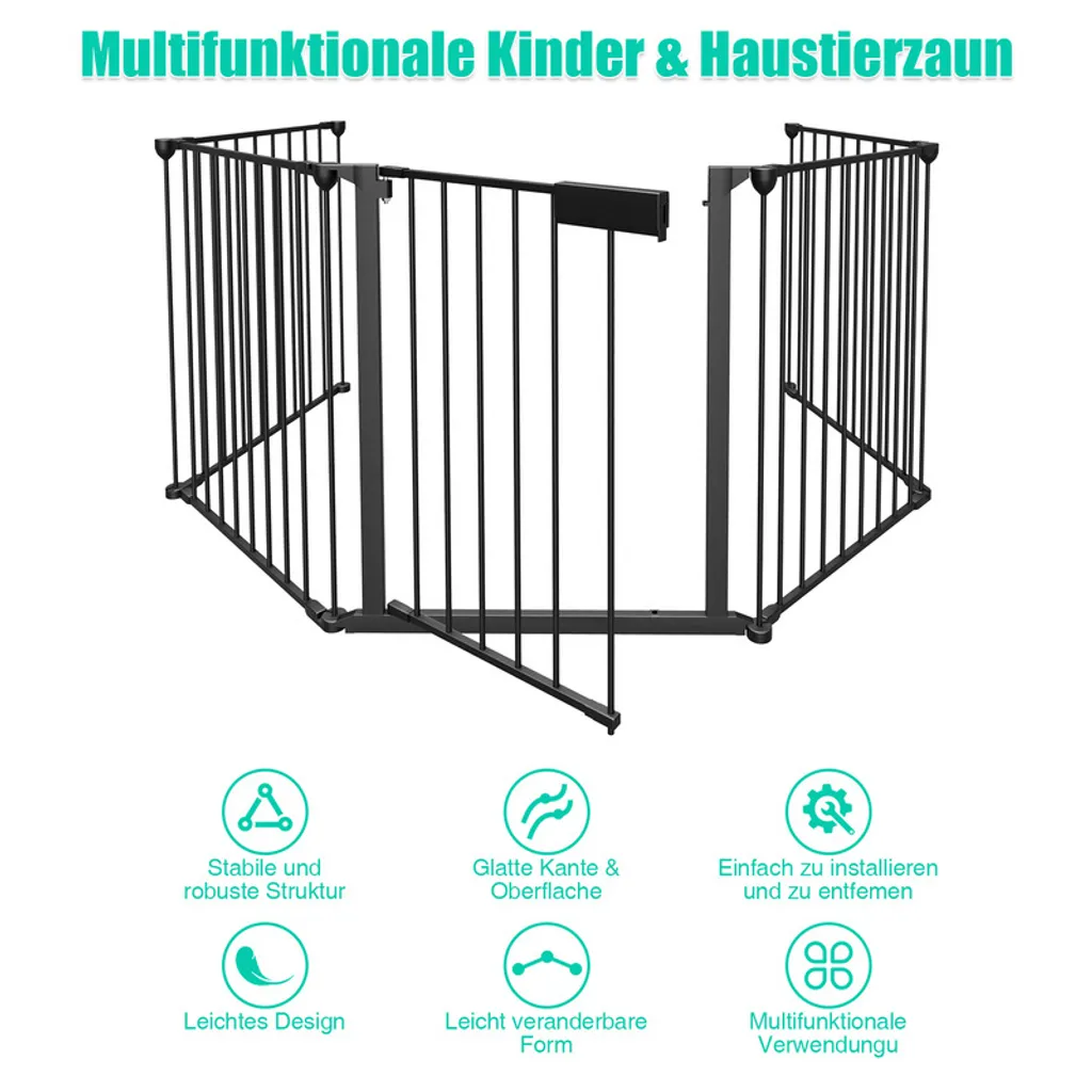 Barriera Di Sicurezza Versione Grande 3M 5 Pannelli Premontata 305 X 76 Cm 90485365