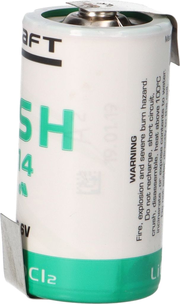Saft Lithium 3,6V Batterie Baby-C LSH 14 Z-Lötfahne