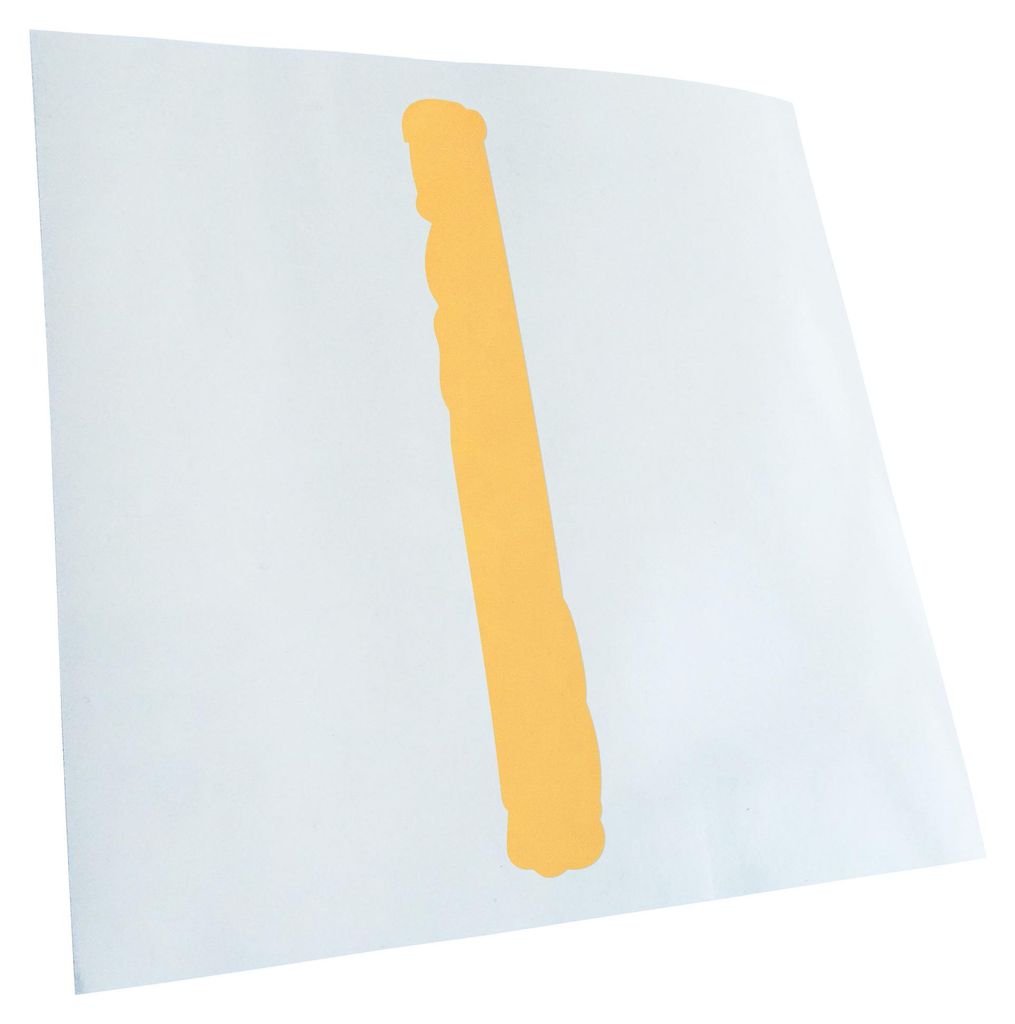 Kiwistar - Autoaufkleber - Futhark ISA Rune - Neon Matt - Aufkleber für Auto Kfz Fahrrad, LKW, Truck Mofa