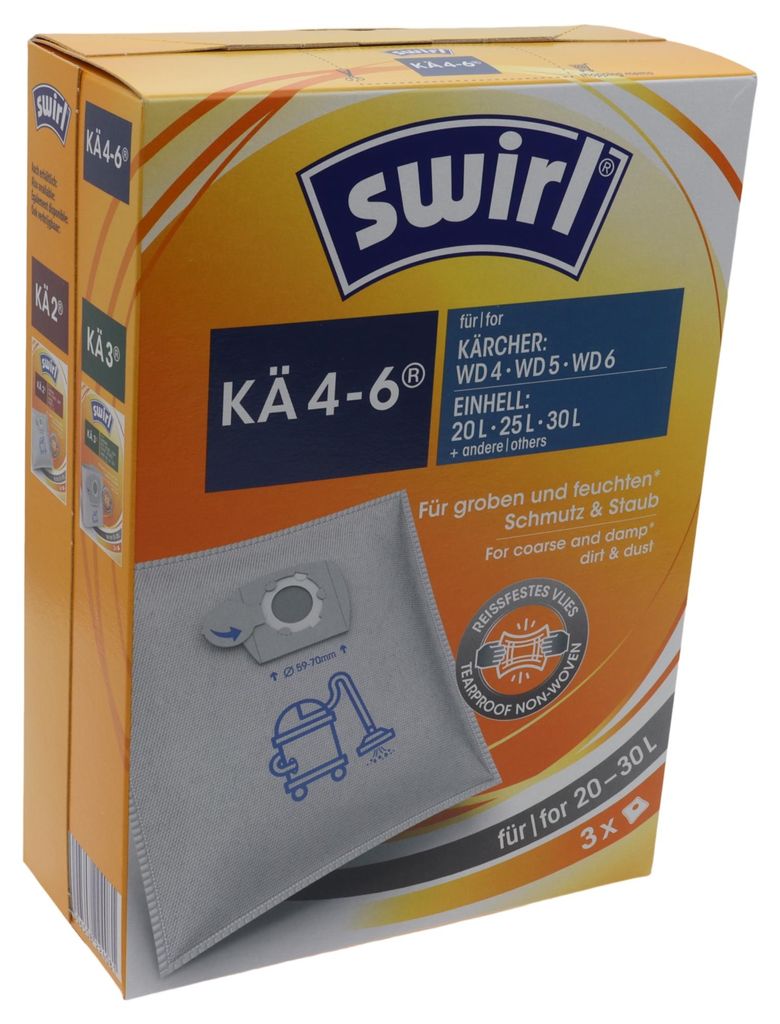 Swirl 3 sacchi 30L 59-70mm bidone aspirapolvere Einhell Immagine del prodotto 