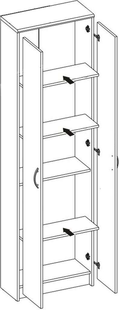 Garderobe Komplettgarderobe Flurgarderobe Garderobenset Produktbild 6
