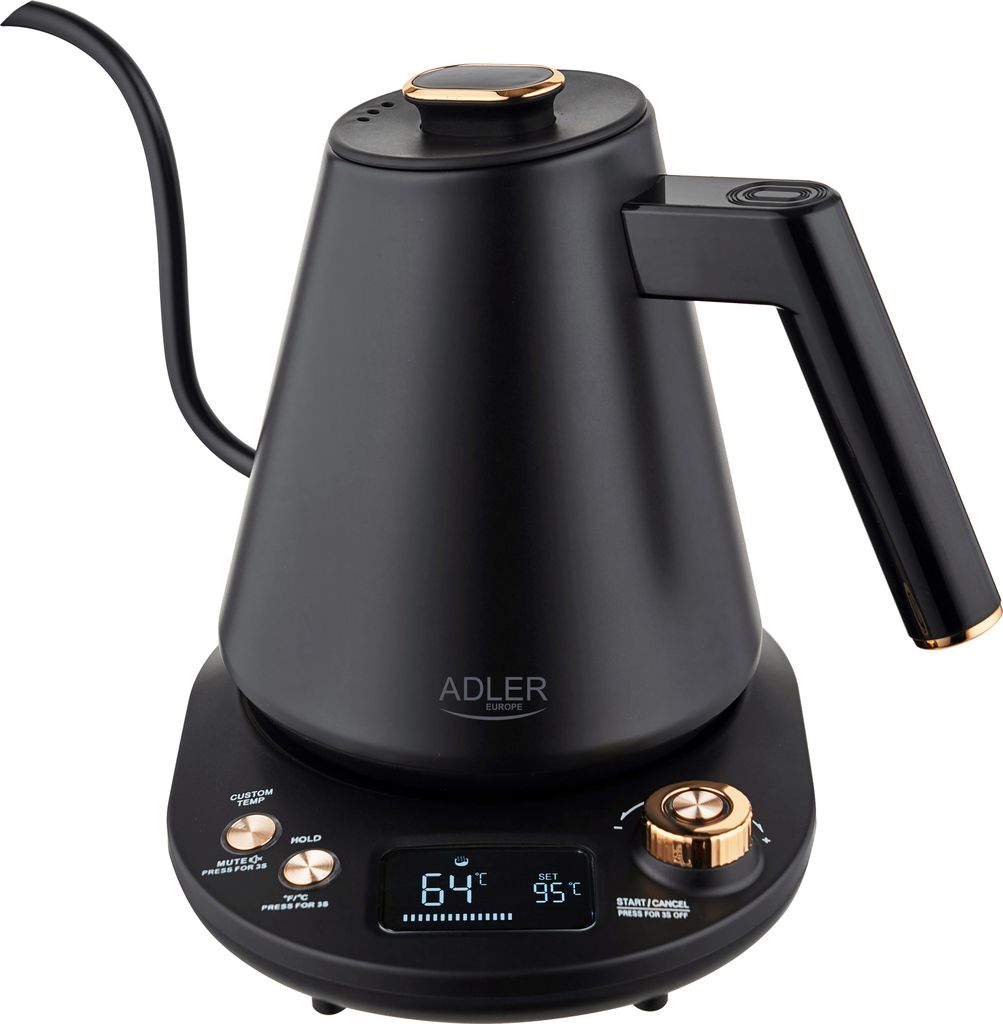 Adler AD 1349 Wasserkocher 1 L mit langem Ausguss mit Produktbild 